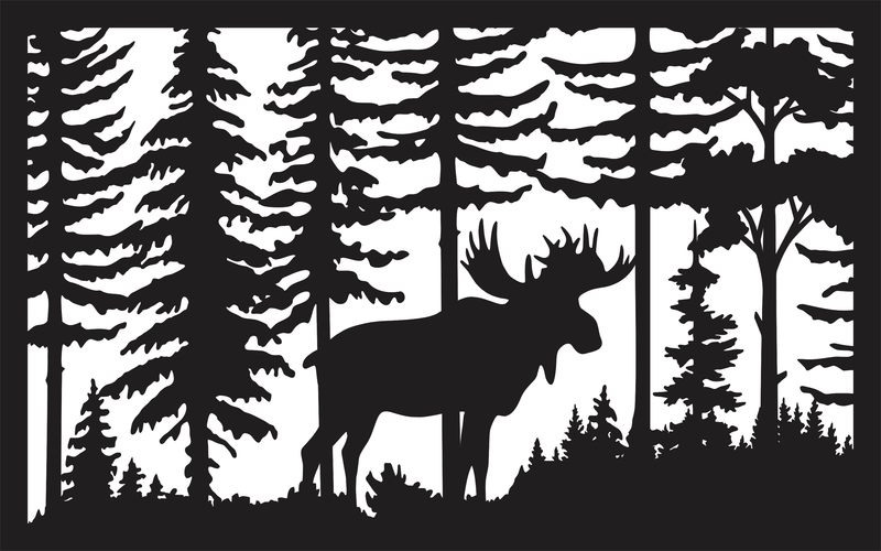 48"  Moose Woods