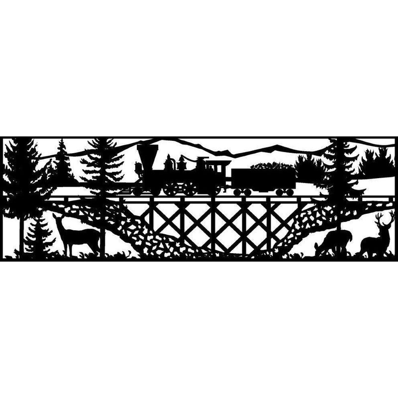 24 x 72 Train Panel - AJD Designs Homestore