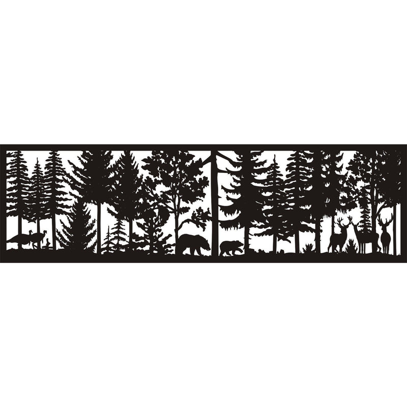 28 X 96 Two Bucks 1 Doe Two Turkeys and 2 Bears - AJD Designs Homestore