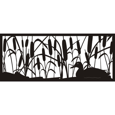 30 x 72 Cattails Bullrush Duck - AJD Designs Homestore