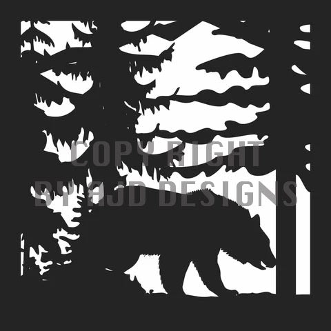 24 x 24 Bear Trees